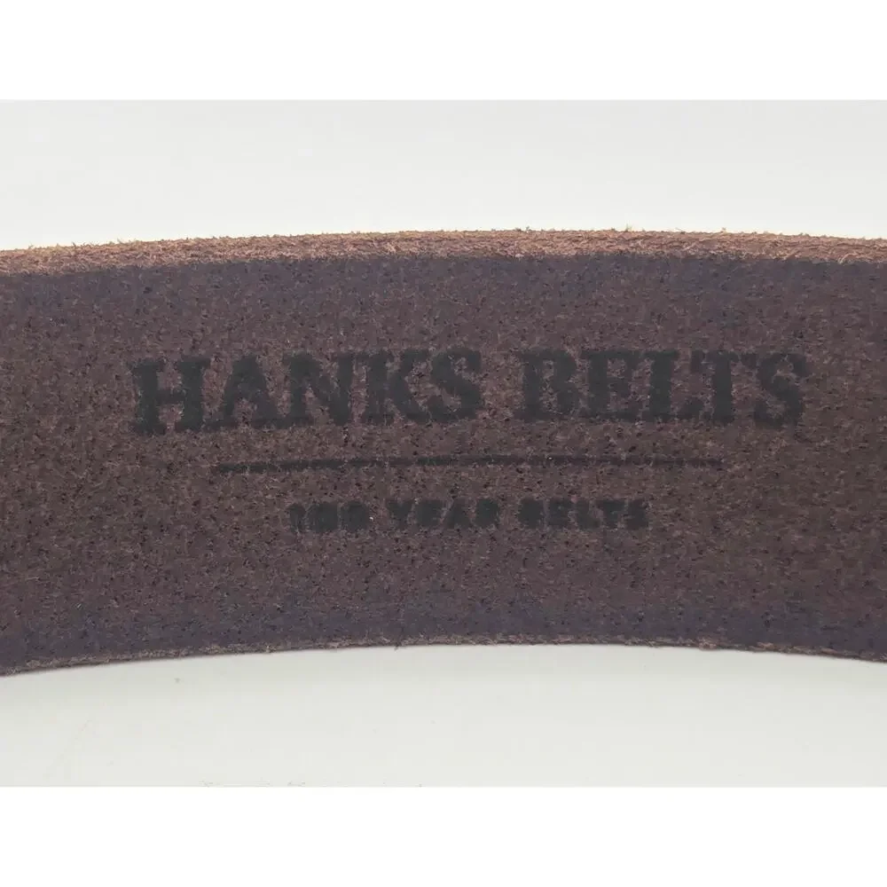 Hank Leather Goods Belts Crazy Horse Size 50